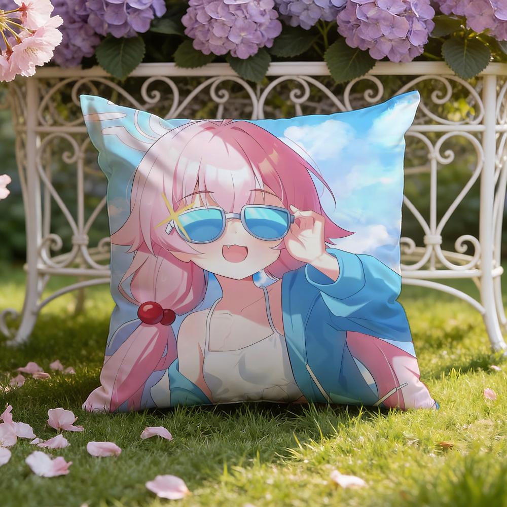Cute Anime T-Takanashi Hoshino Cushion Cover Home & Car Dual-Scene Pillow Cover: Reversible for Premium Comfort