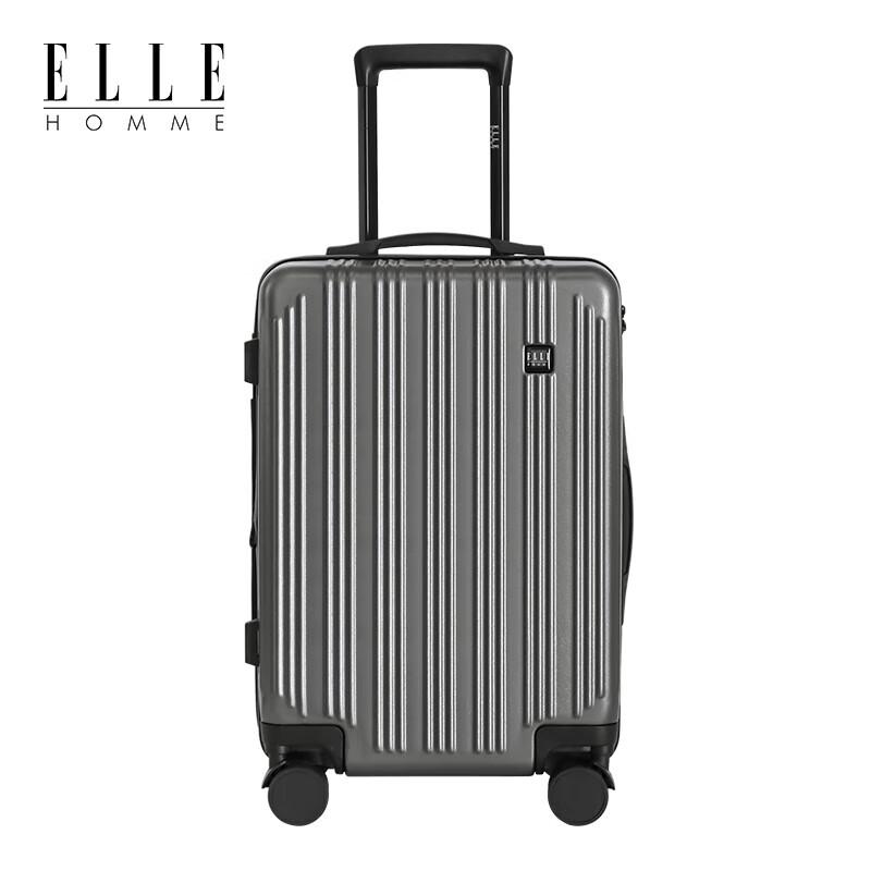 

ELLE HOMME Scratch-Resistant Expandable Spinner Luggage 24 inches