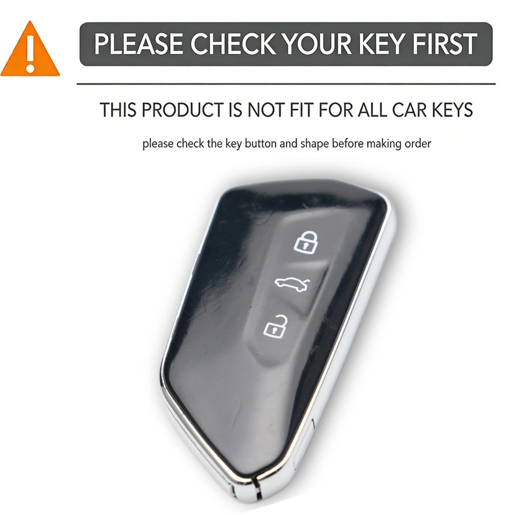 Car Key Case Cover FOB for VW Volkswagen/Golf 8 MK8 ID.3 ID.4 /Cupra/Skoda/Octavia A8/SEAT/Leon MK4 2020 2026/Formentor/Tarraco