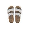 Birkenstock Arizona Soft Footbed Slide Slippers Unisex White 1024945