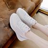 Autumn New Fly-woven Lightweight Casual Sports Shoes Medium and Soft-soled Walking Shoes