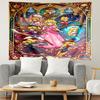 Princess Peach Toadstool Print Tapestry, Lightweight Wall Hanging, for Bedroom, Dorm, Living Room, Home Art Decor, Birthday Christmas Gift for Friends