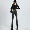 High Waist Elastic Versatile Small Foot Jeans Women's Autumn 2025 New Thin Hip Lift Pencil Pants Trend