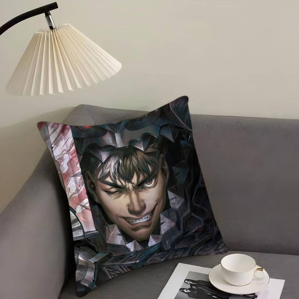B-BerserK-k Cartoon Animation Pillowcases Home Bedding Decorative Pillow Cover Wedding Super Soft Pillow Case