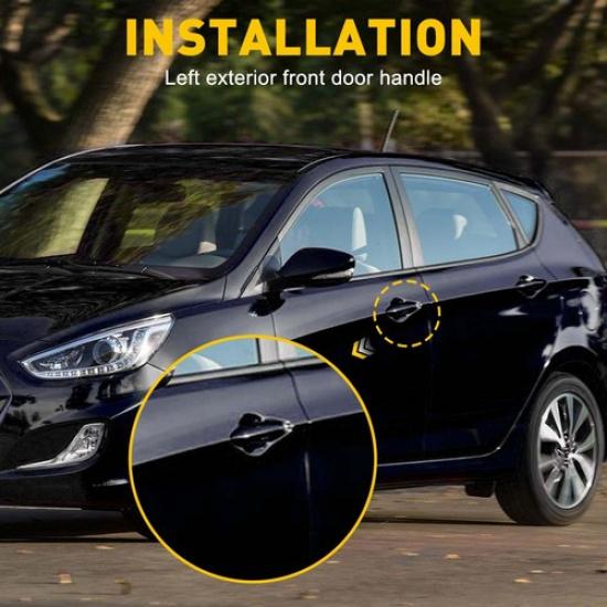 Outer Exterior Door Driver For 2012-2017 Handle Front Hyundai Accent 826511R000