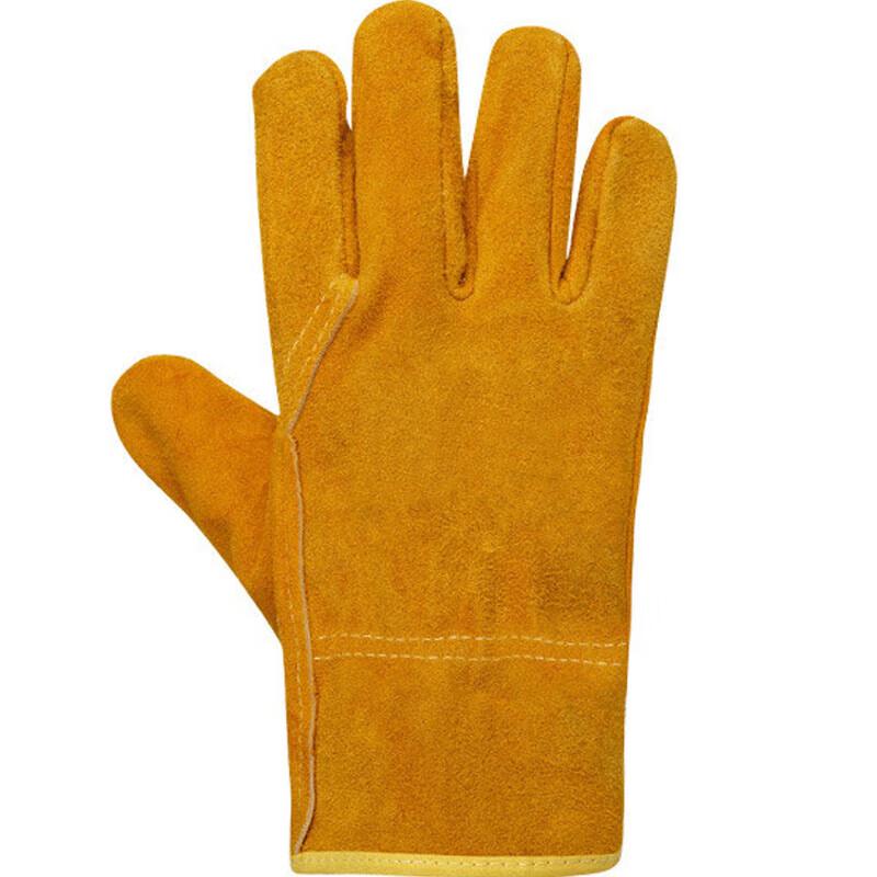 Deyu Gongpin Short Cowhide Welder's Gloves