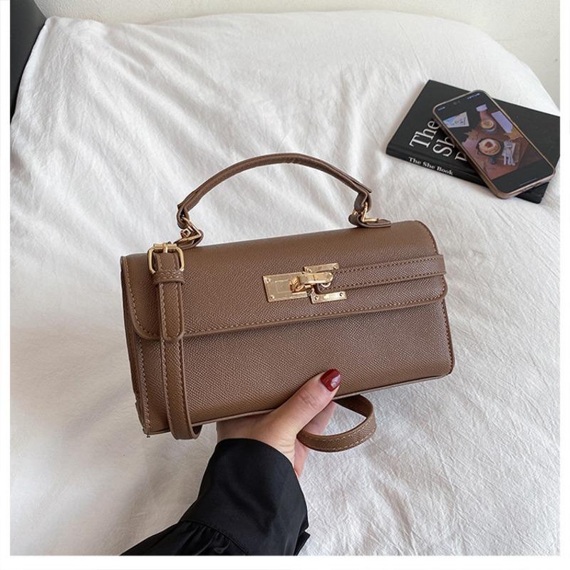 Portable Small Square Bag, Retro Crossbody Bag, High-end Commuting Trend Kelly Bag