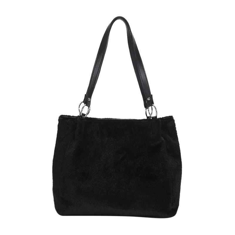 2023 Trendy Womens Fashion Large Capacity Plush Tote Bag For Casual Commutes