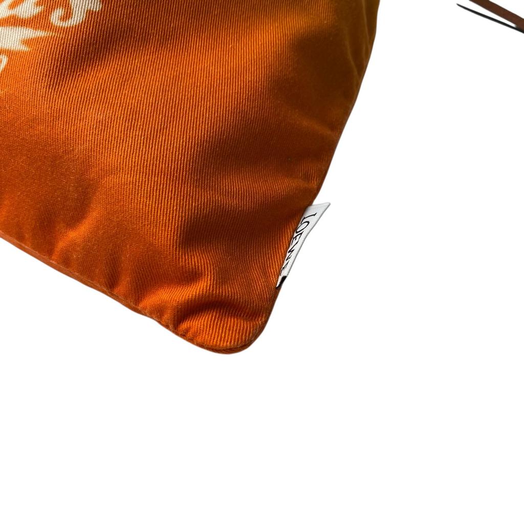 Pouzdro LOEWE z druhé ruky Oranžové/žluté bavlna/kůže Dámské