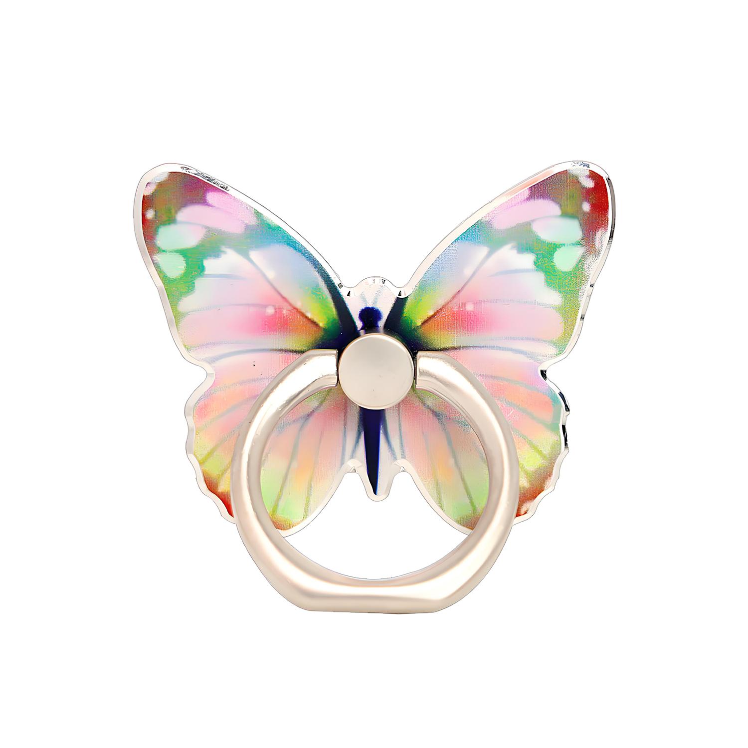 Supporto ad anello per cellulare a forma di farfalla Painted Butterfly No.04