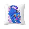 Kpop Dämonenjäger Blau Derpy Tiger Huntrix Kissenbezug Bedruckter Stoff Kissenbezug Dekoration Kissenbezug Abdeckung Zuhause