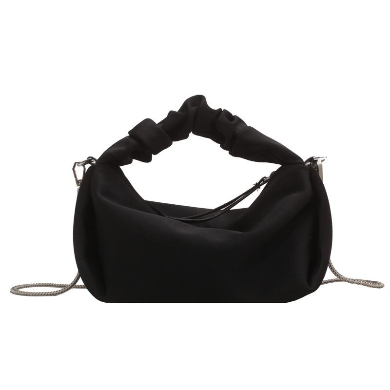 Summer fashion small bag women 2025 new nylon messenger bag popular niche portable cloud chain bag