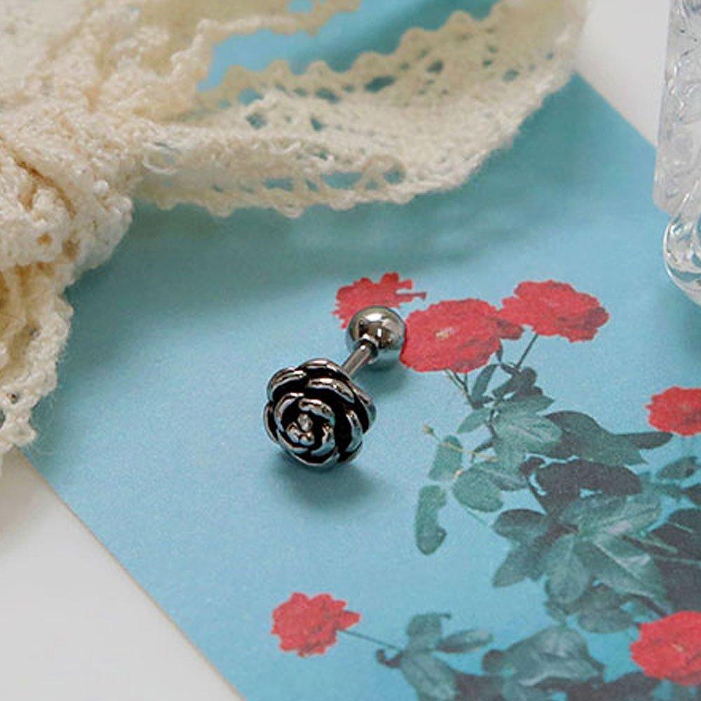 [1+1] Surgical Piercing Chic Rose (Single Side)