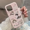Color Frosted Mobile Phone Case Dopamine for Apple Mobile Phone Case High-end Mobile Phone Case Cartoon