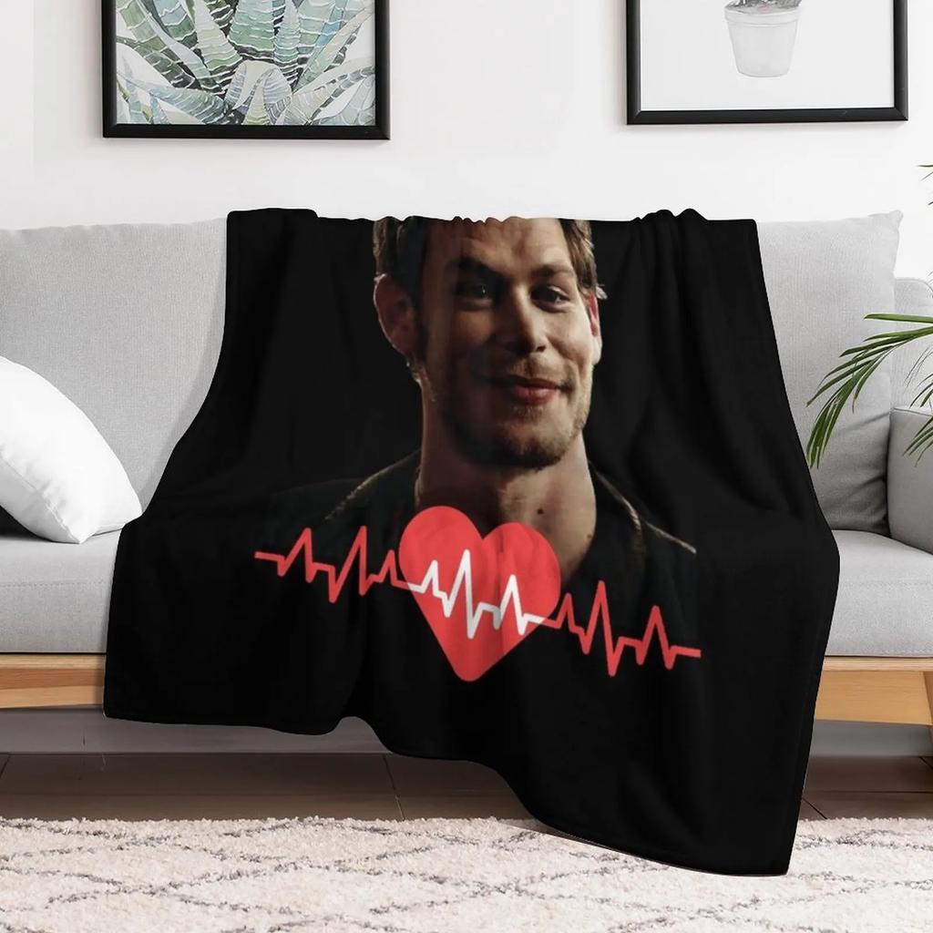 Klaus Mikaelson Throw Blanket Cozy Throw Blanket Birthday Gift for Him Her