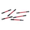 6 Stück RC Auto Lenkstange Aluminiumlegierung Ersatzteil Lang Kurz RC Spurstangen Set für Traxxas Slash