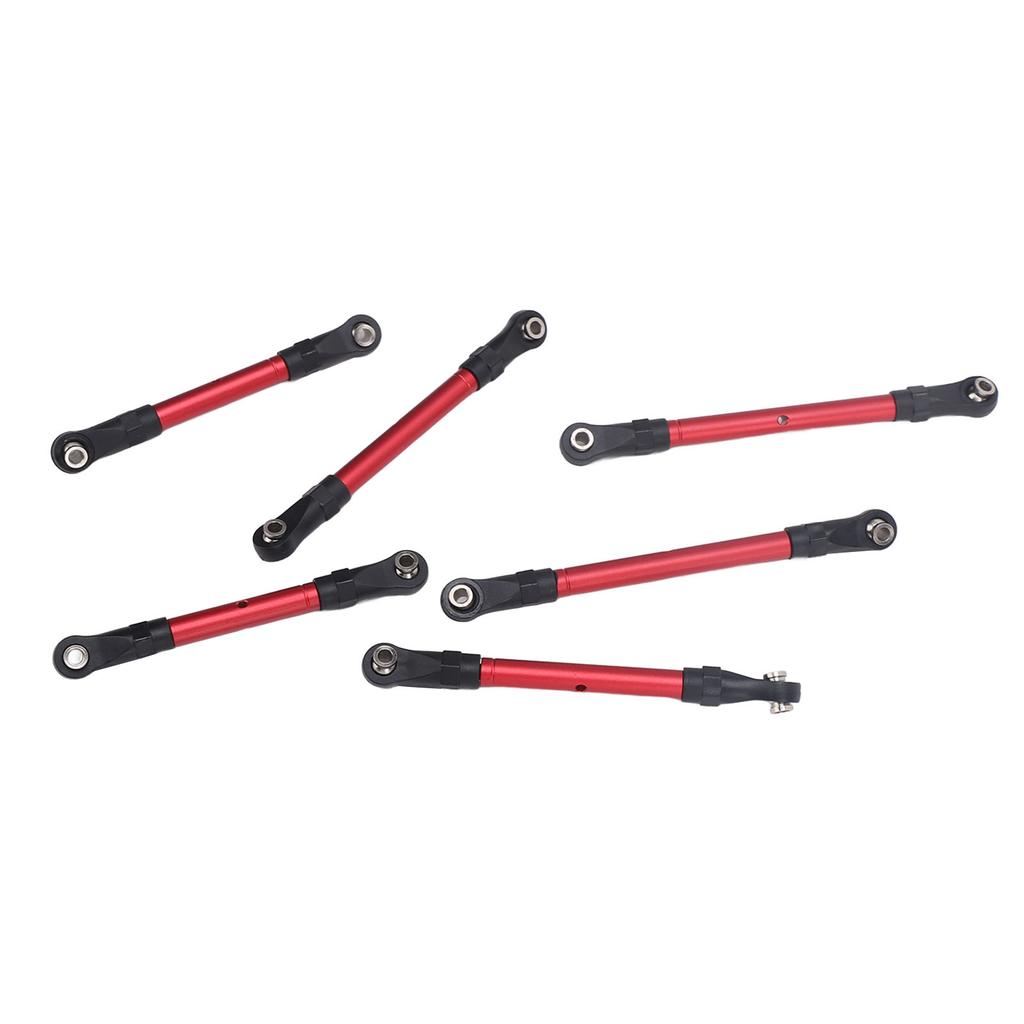 6 Stück RC Auto Lenkstange Aluminiumlegierung Ersatzteil Lang Kurz RC Spurstangen Set für Traxxas Slash