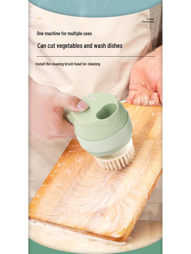 Gatling Wireless Mini Garlic & Vegetable Chopper - Electric Puree, Mincer, Masher & Cutter