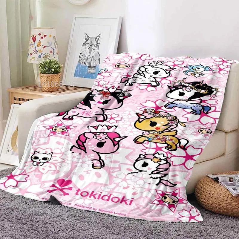 

Japanese Style Tokidoki Blanket Anime Fantastic Print Flannel Blankets for Beds Sofas Warm Bed Soft Blanket 80x120cm