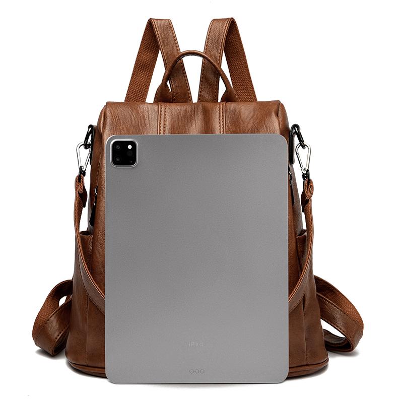 Mochila de Hombro Vintage Grande para Mujer