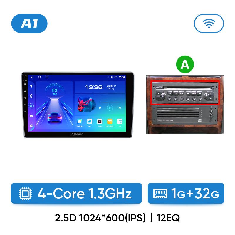 

Автомобильное радио Ainavi для Peugeot 307 CC 307CC 307SW 2002 - 2013 Wireless Carplay Android Auto Stereo Multimedia Player 4G 2 Din