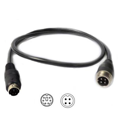 Adattatore Riduzione Telecamera Per Waeco Dometic (Versione Vecchia) 6-Pin/4-Pin