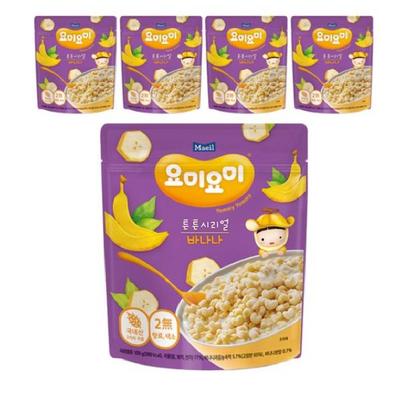 Maeil Yommy Yommy Baby Cereal 5 Packs 2 Types Renouvellement d'emballage