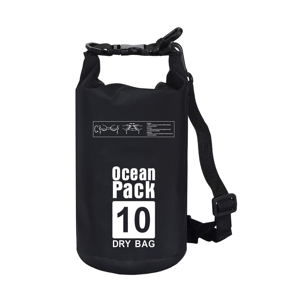 Durable Waterproof PVC Dry Bag: Foldable Portable Swimming & Rafting Storage with Buckle