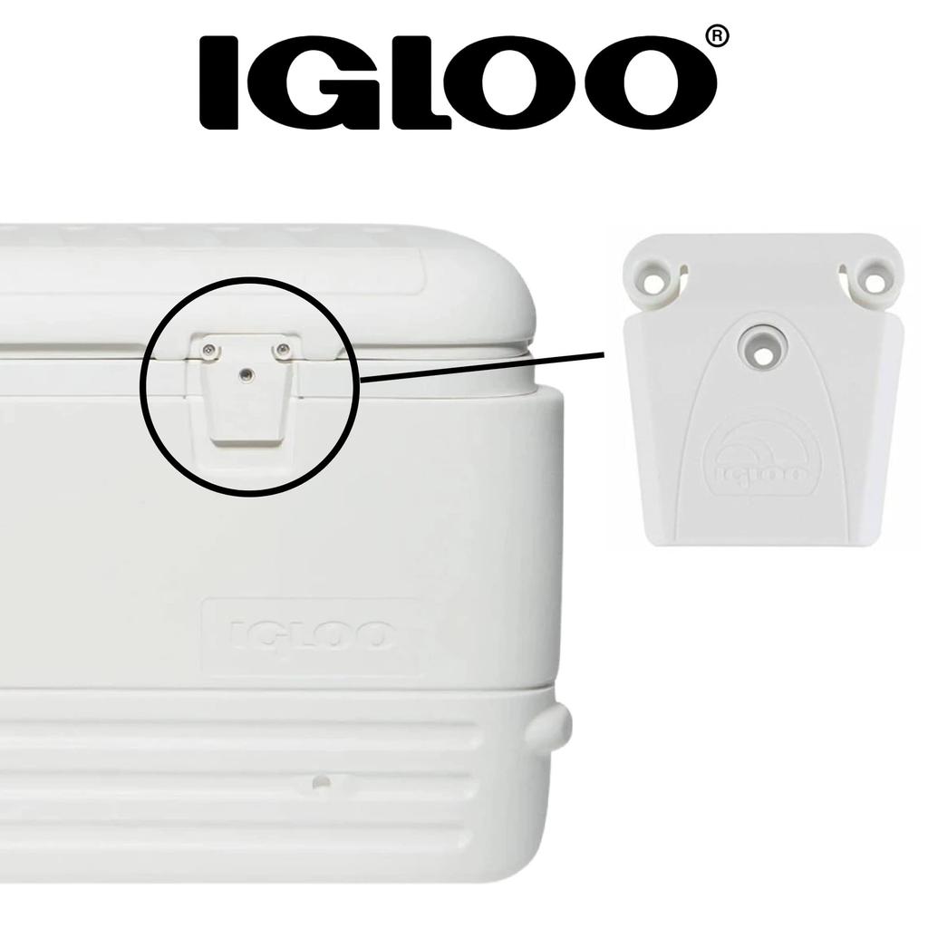 Igloo Cooler Kunststoffteile-Set 2 3 Riegelpfosten – Riegel, Scharniere und Schrauben.