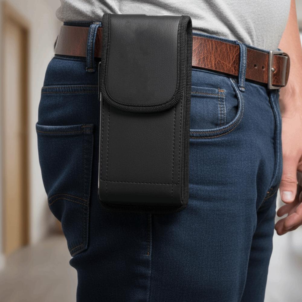 Universal Mobile Phone Pouch Single-layer Phone Belt Hanging Pouch Gift for Father