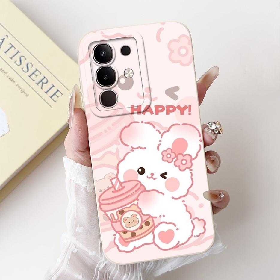 For Vivo Y29 4G 5G Case Fashion Rabbit Cartoon Cover Shockproof Phone Case For Vivo Y29s Y 29 S VivoY29 5G V2420 Soft TPU Fundas