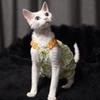 Sphynx Katze Kleid Dünn Atmungsaktiv Ärmellos Rock Kurzbein Katzen Devon Rex Haarlos Haustierkleidung