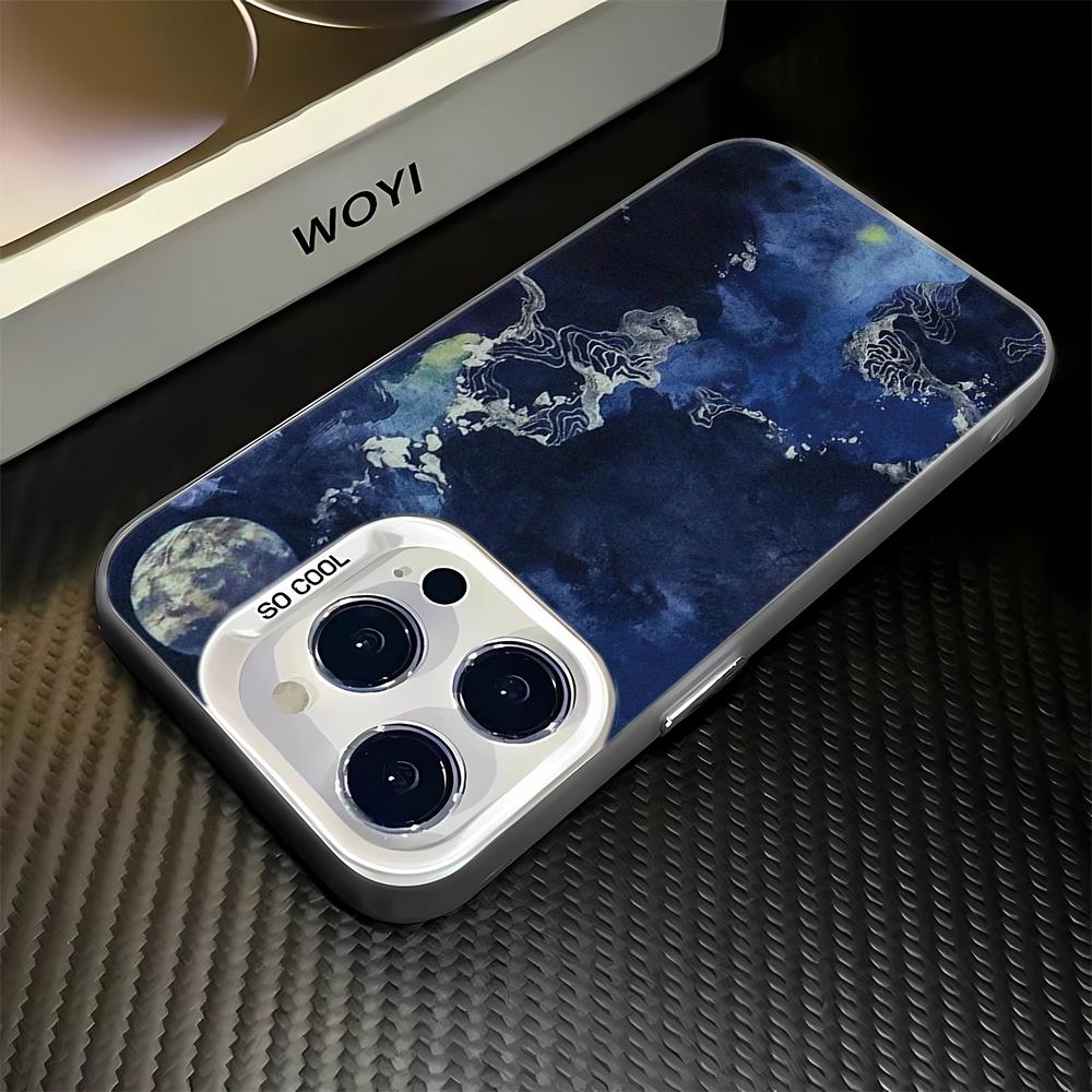Moonscape Phone Case For IPhone 16 15 14 13 12 11 Pro Max Plus 15 Phone Cover For IPhone 16 15 14 13 12 11 Case Funda Bumber
