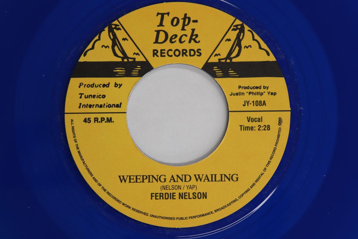 

7inch Record FERDIE NELSON / ROLAND ALPHONSO - Weeping And Wailing / Ska-Ra-Van JY108 Top Deck Record 2002 UK Reggae, Ska & Dub Used