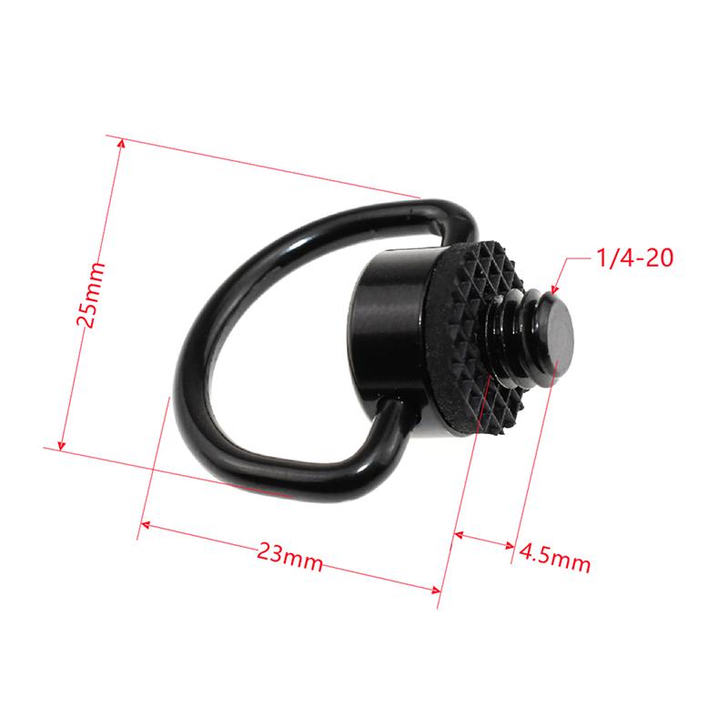 Camera Accessories Shoulder Strap Safety Buckle Metal Screw 1/4 Camera Quick