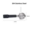51mm Bottomless Portafilter Filter Fits Linea Classic EM450M,Mr. Coffee Espresso, Electrolux, CASABREWS CM5418,Essential,Sangkee