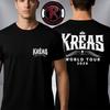 King Kreas@ World Tour 2026 Merch Logo Unisex T Shirt Two Sided