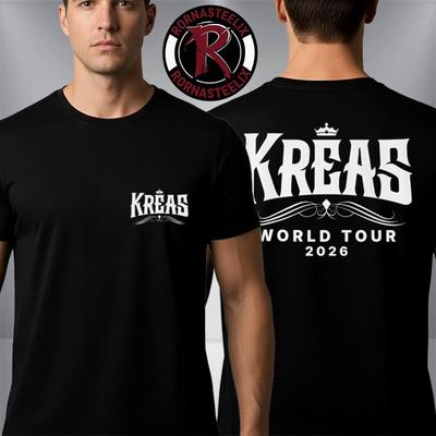 King Kreas@ Welttournee 2026 Merch Logo Unisex T-Shirt Zweiseitig