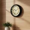 Artistic Bird Illustration Round Wall Clock Precision Quartz Mechanism Unique