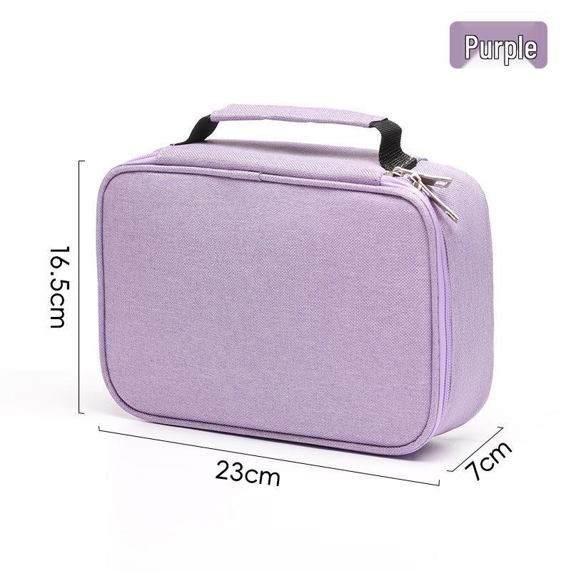 Waterproof 72-Color Large Capacity Sketch Pencil Case - Student Stationery Storage Box