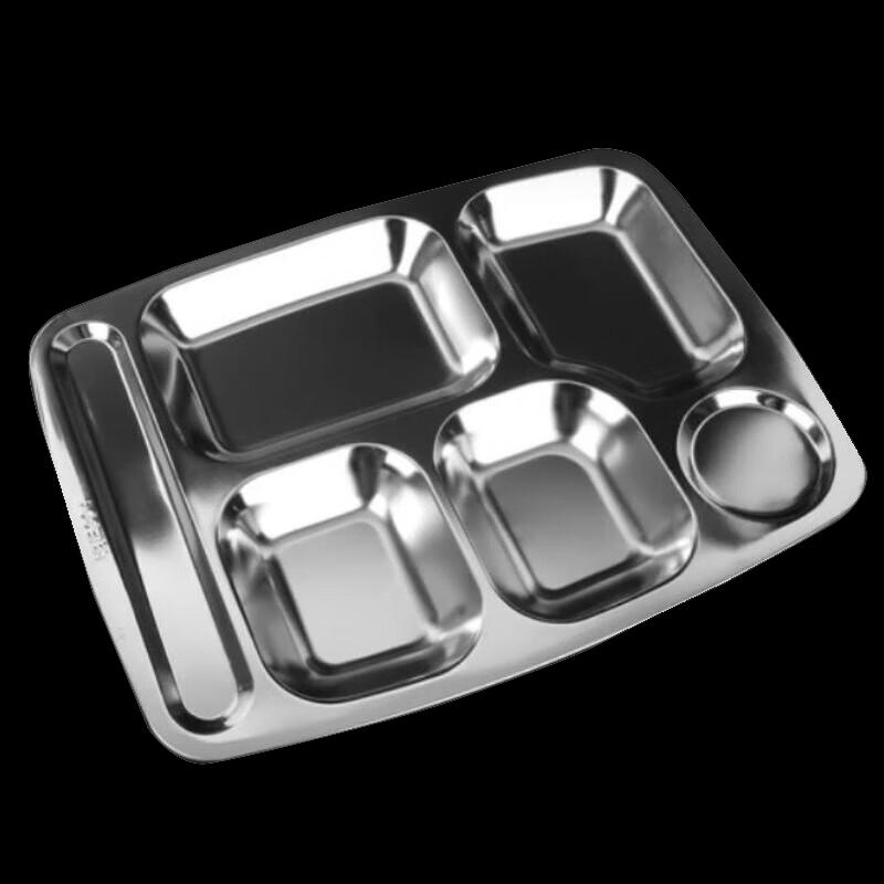 Fenfei Stainless Steel Divided Meal Plate