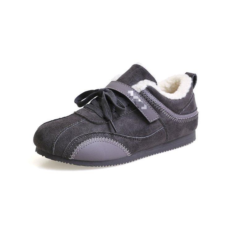 

Теплые флисовые ботинки Birkenstock Немецкие тренировочные кроссовки Повседневная обувь на липучке Мягкая подошва Удобные нескользящие хлопковые ботинки 35