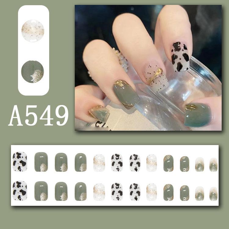 Summer Fresh French Line Cool Style Detachable Nail Art Tips