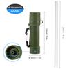 Outdoor Water Straw Water Filtration System Water Purifier for Emergency Camping Traveling Backpacking