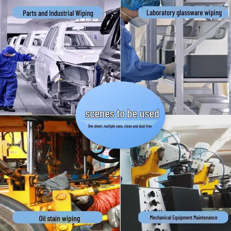 Industrial Dust-Free Wiping Paper