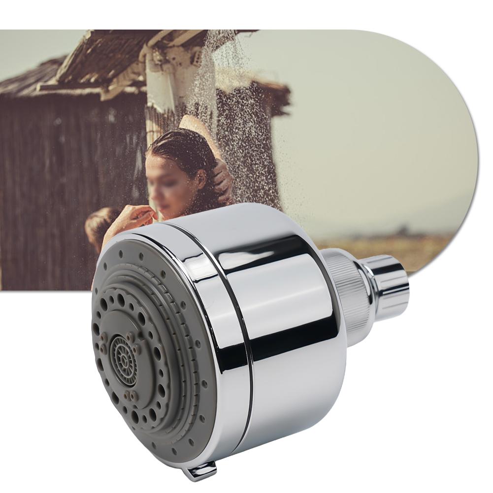 Bathroom Shower Head Multifunction Pressurized Removable Rotating Shower Head Top Sprinkler 5-setting Adjustable