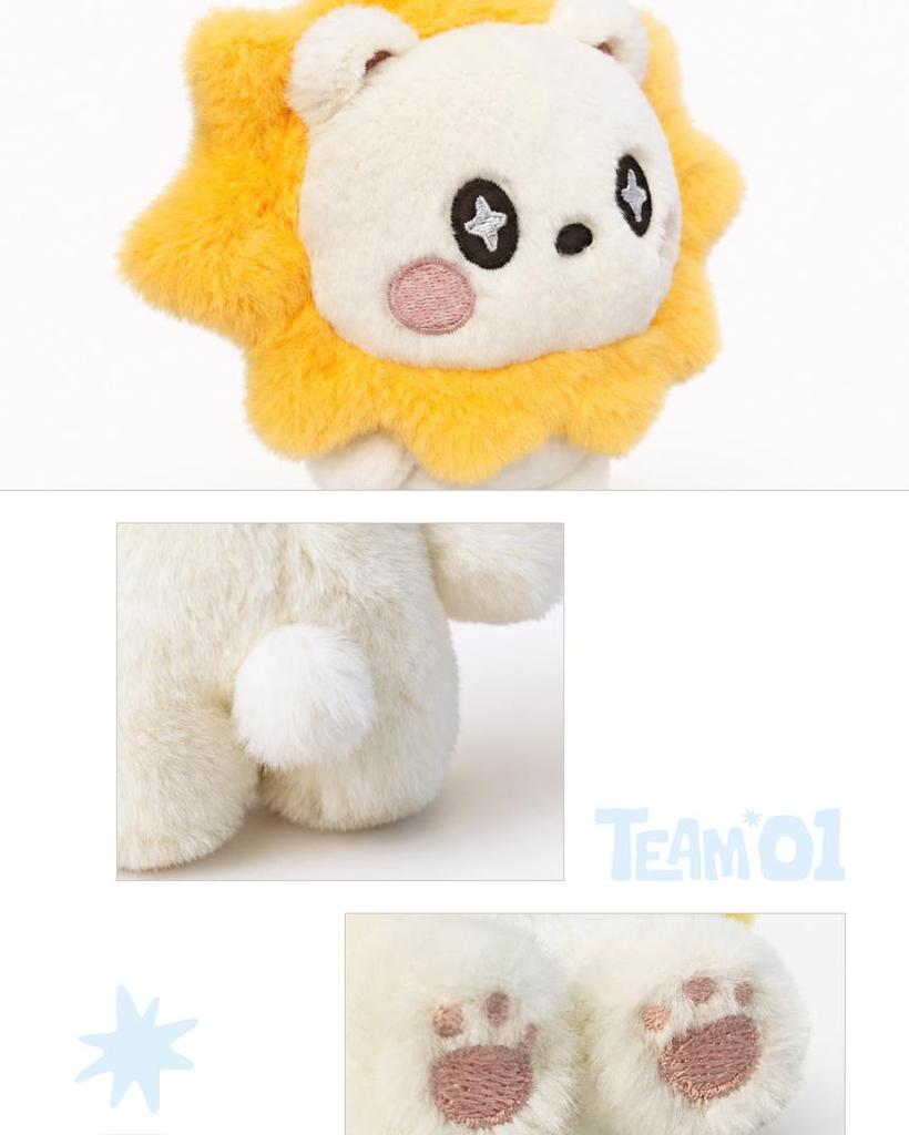 TAEYANG (BIGBANG) [TEAM01] Official MD (01 / RGB Plush Keyring)