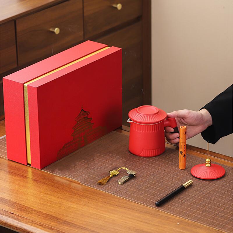 Forbidden City Ceramic Tea Cup Gift Set