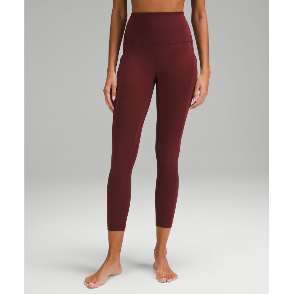 

Lululemon Align High Rise Pant With Pockets 25 Red Merlot 0/25