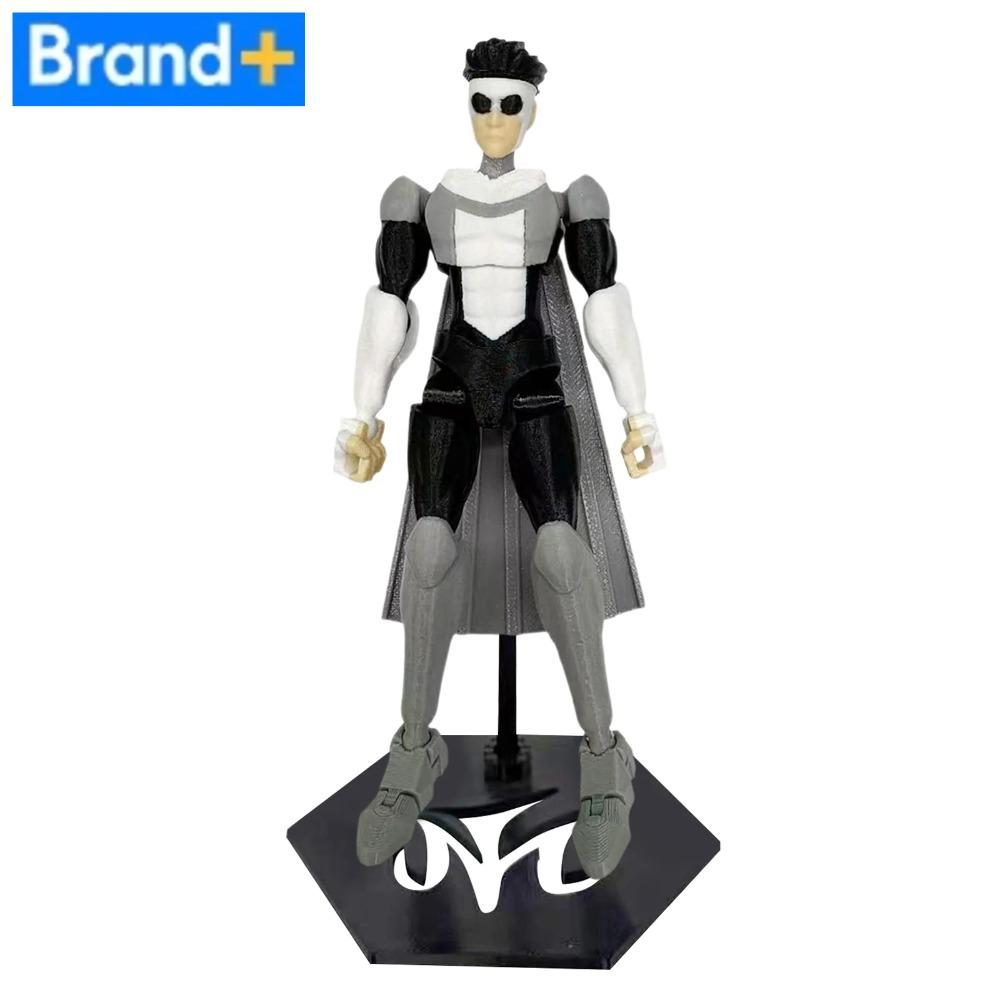 Mehrgelenkige Actionfigur - Unbesiegbarer T13 3D-gedrucktes Sammlerstück mit Sockel, Sturzsichere Gelenksperren & UV-beständige Beschichtung Schreibtisch